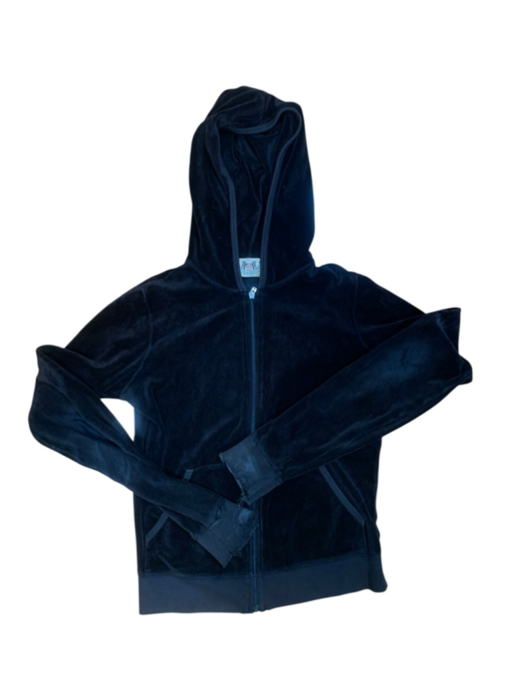 Women's Juicy Couture Velour Hoodie dark brown Size M